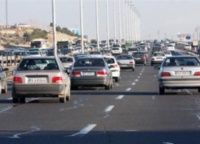 ترافیک سنگین در سه بزرگراه کشور