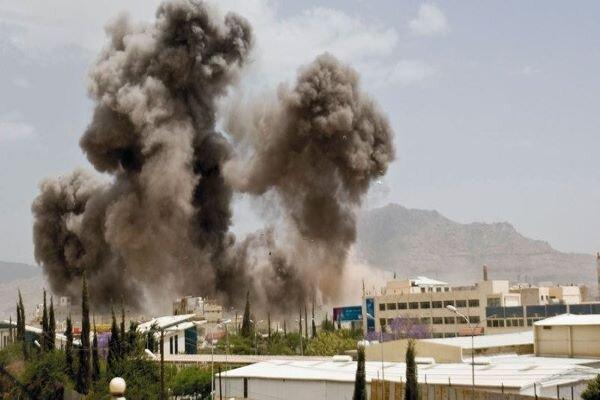 حملات شدید هوایی جنگنده های ائتلاف سعودی به مأرب