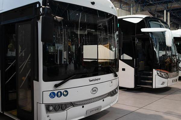 اتوبوس های شهری اسنا گروه بهمن در نمایشگاه مشهد